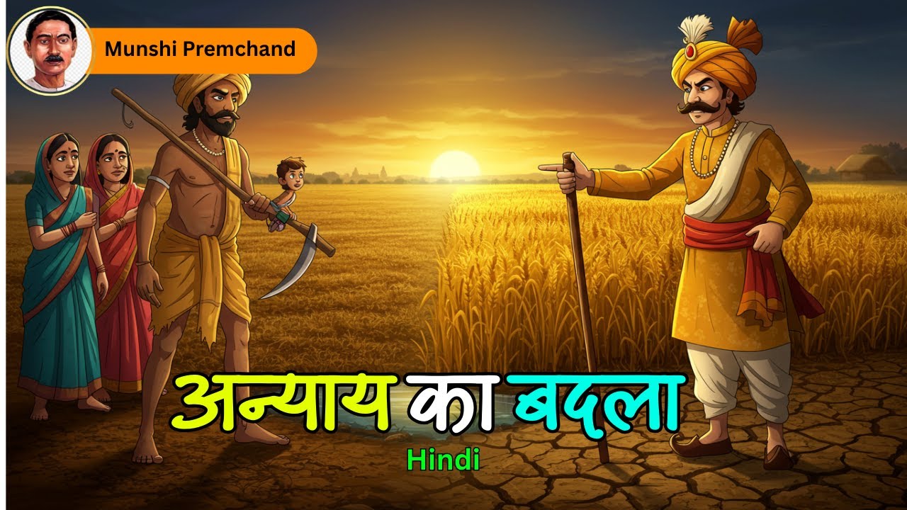 Anyay Ka Badla-Munshi Premchand | Animated Moral story in Hindi | Social Message story #story