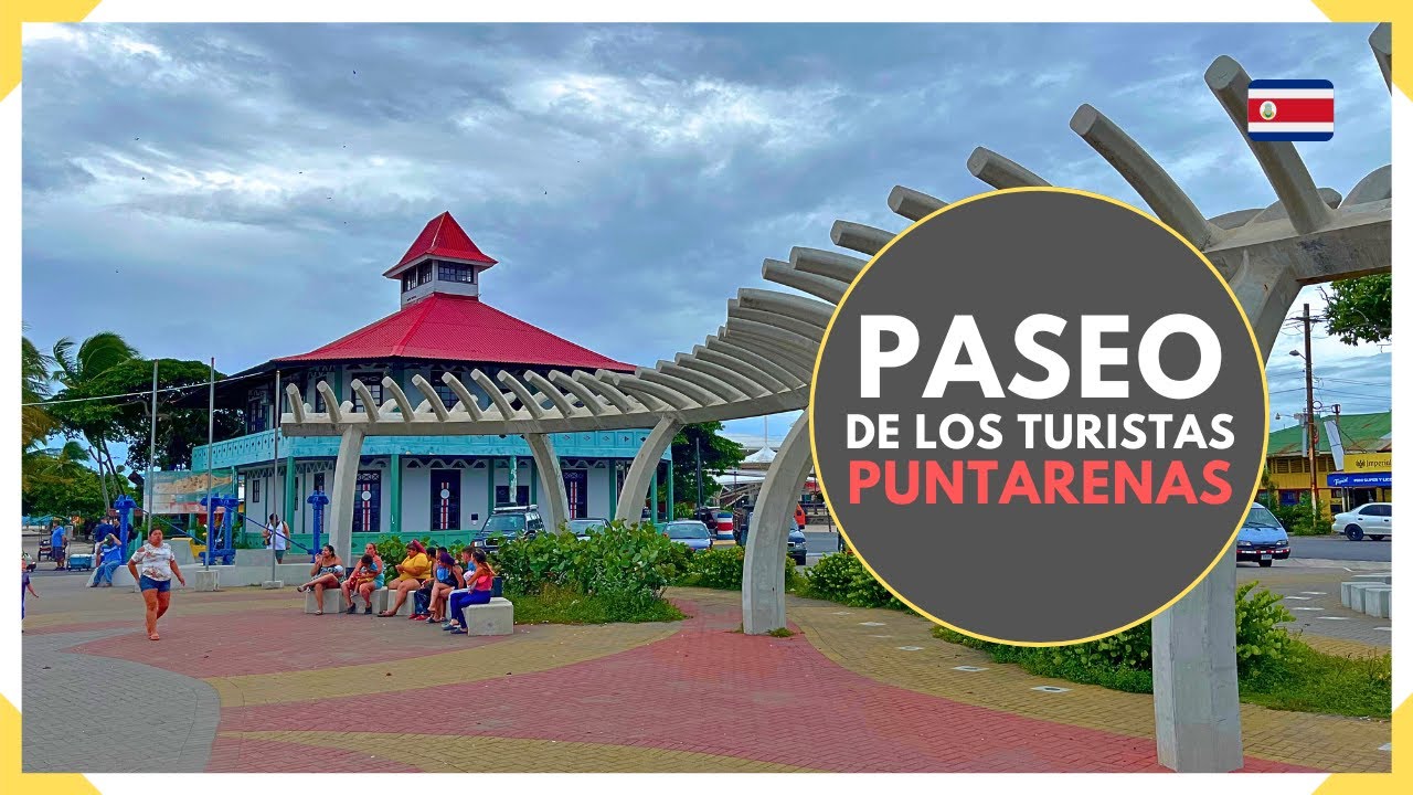 PASEO DE LOS TURISTAS en PUNTARENAS - Playas de Costa Rica - COSTA RICA 2024