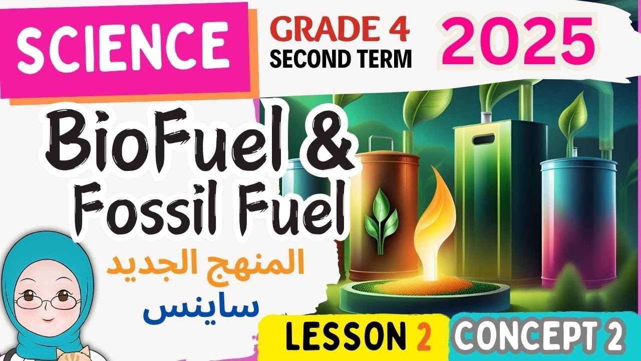 Science Grade 4-BioFuel & Fossil Fuel-Second Term 2025   ساينس سنة رابعة المنهج الجديد الترم التاني