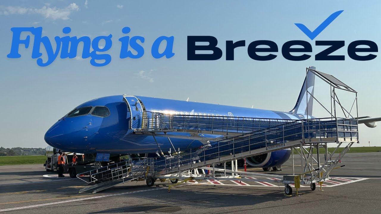 Breeze Airways is a GREAT Airline | Breeze Airways Review | Airbus A220