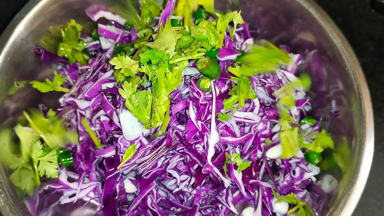 Purple Cabbage Pakoda Recipe | Easy Snack Recipe 2026