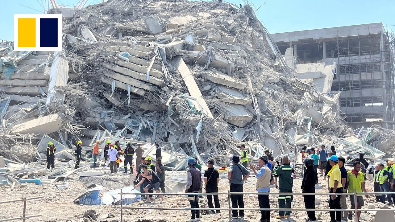 Powerful magnitude 7.7 earthquake strikes Myanmar, buildings sway and fall in Bangkok