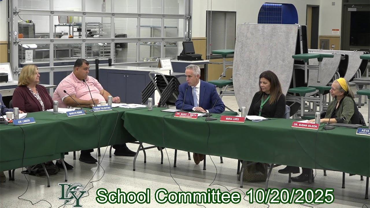 DYRSD School Committee Meeting 10/20/2025