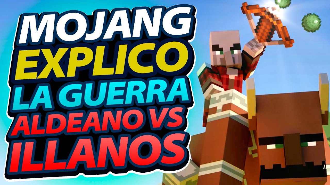 Mojang EXPLICO EL CONFLICTO 👉 ALDEANO VS ILLANO (Asi comenz&oacute; TODO)