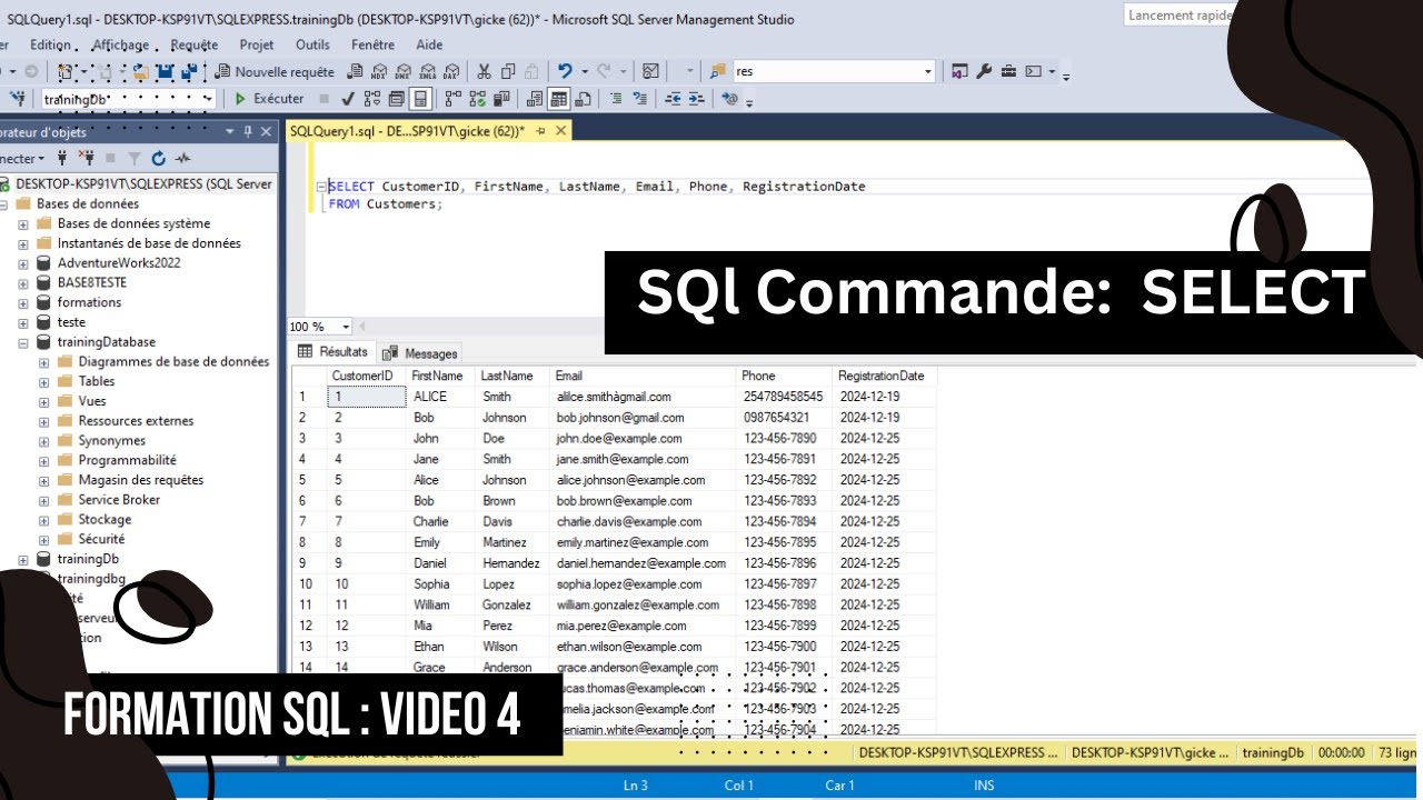 Apprenez la Commande SELECT en SQL de A & Z : Guide Complet