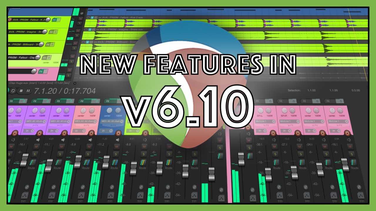What's New in REAPER 6.10 | Metadata Embedding with wildcards and more