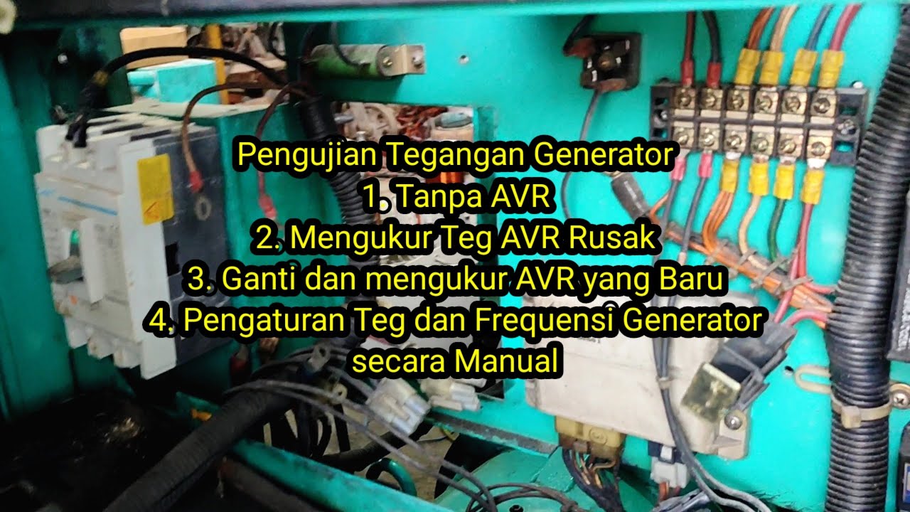 Penyebab Genset Denyo 10.8 Kva tidak keluar tegangan Part 2 @elektronskillchannel