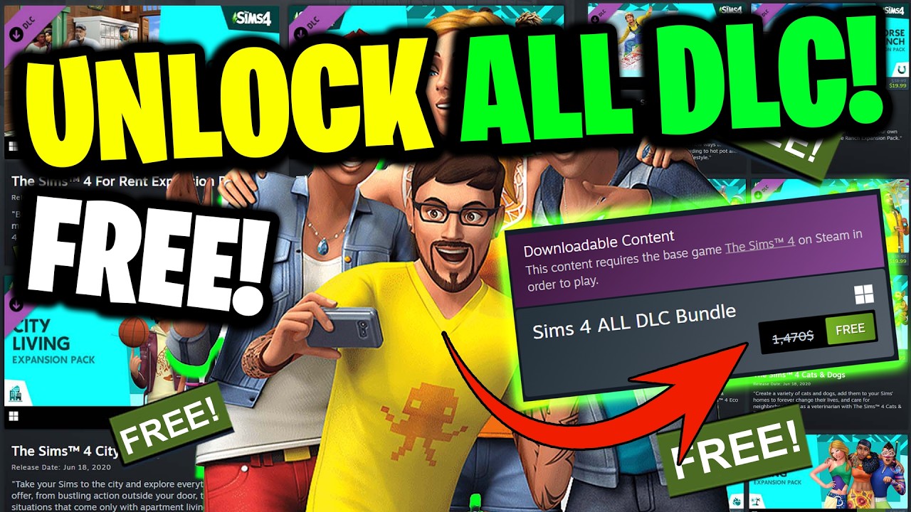 Sims 4 DLC UNLOCKER 🔥 ALL Sims 4 Expansion DLC for FREE 🤩 Mac, PC, Steam, Playstation, Xbox 2026