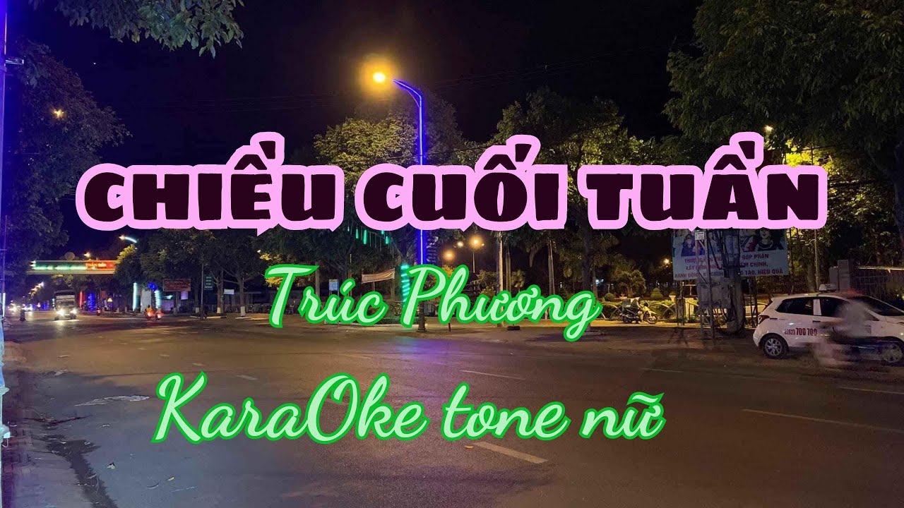 Chiều cuối tuần | Karaoke tone nữ | Cui bap music