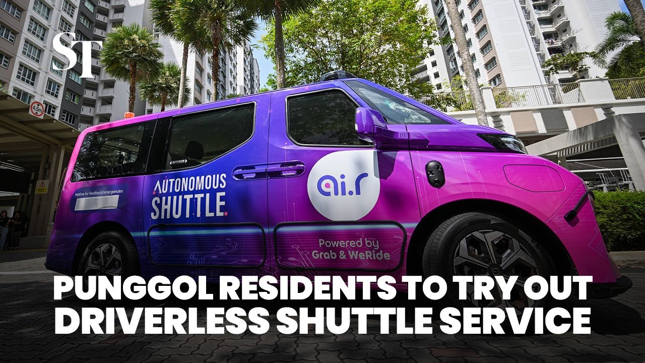 Punggol residents to try out driverless shuttle service