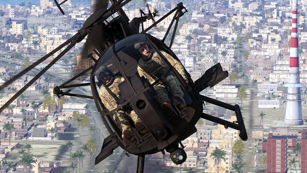 Увидеть всё — MH-6M — ArmA 3 — Серьёзные Игры на Тушино