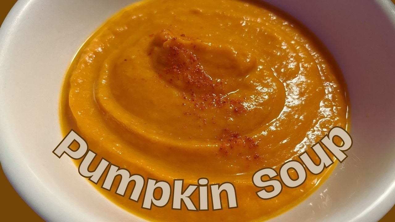 Easy Pumpkin Soup with Coconut Milk and Ginger