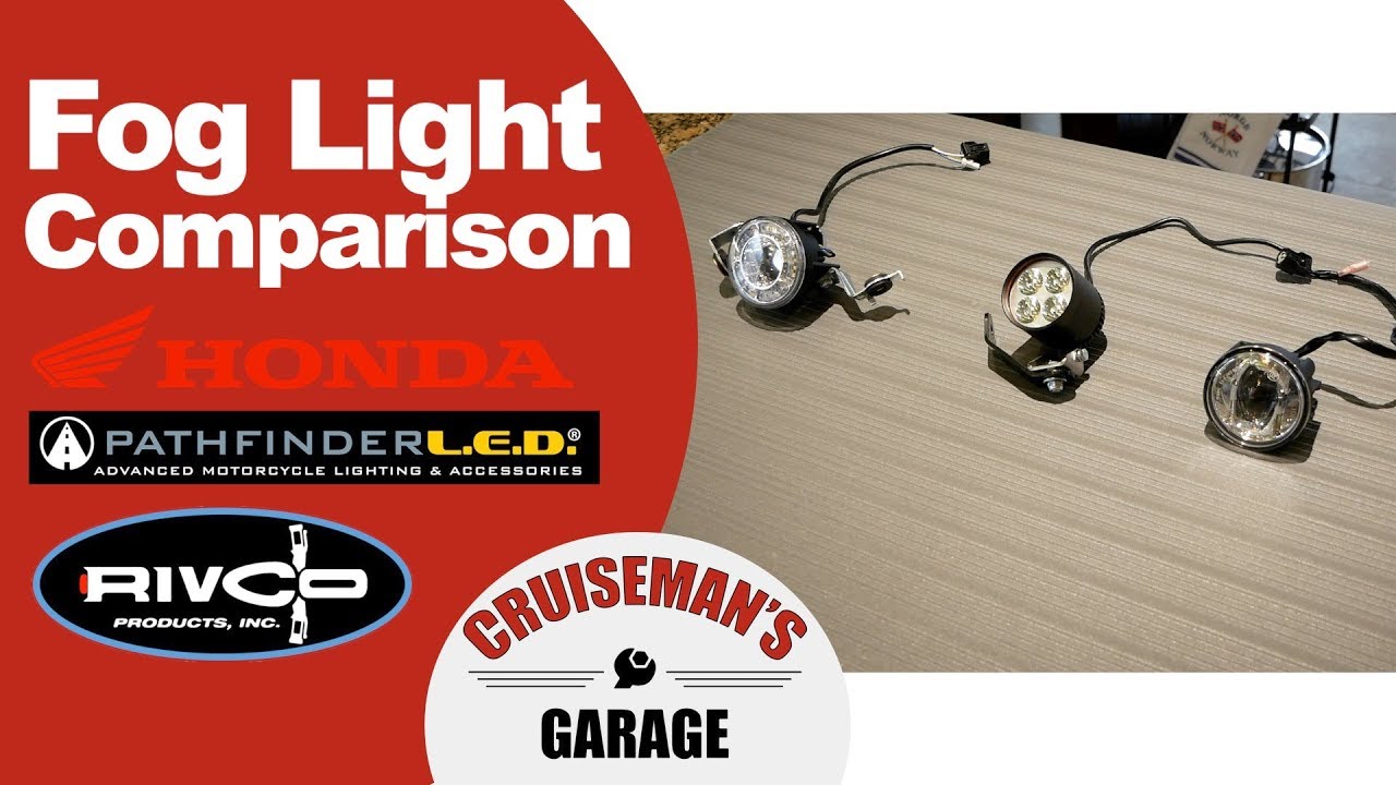 2018+ Honda Goldwing Fog Light Comparison
