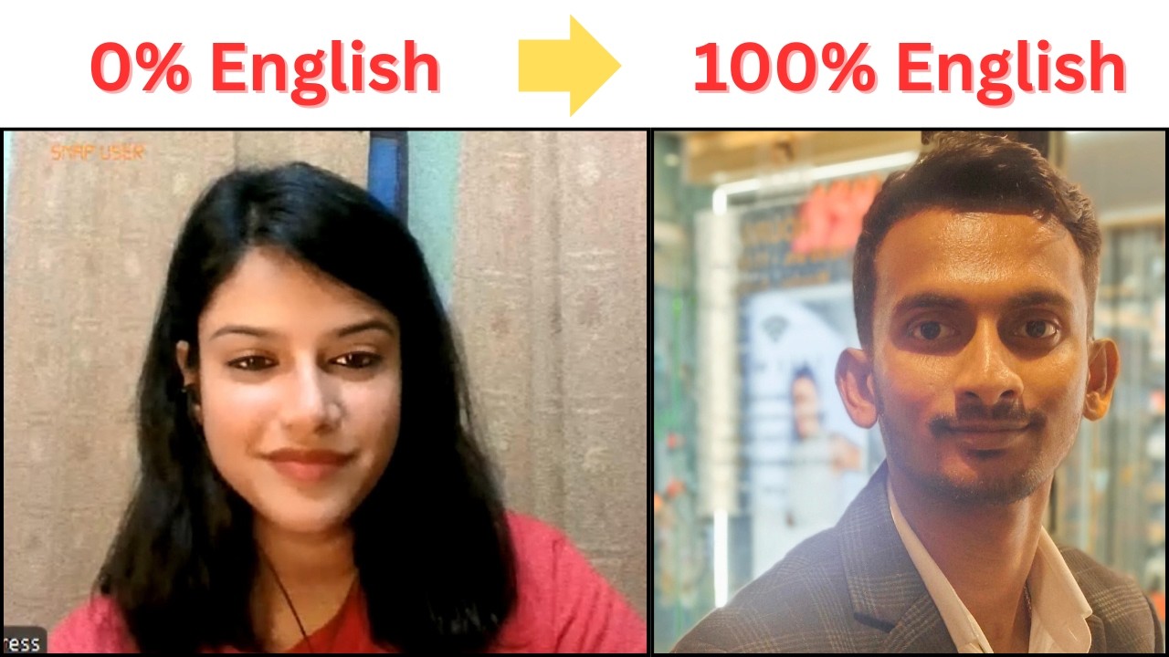 This is how he mastered English in just 4 months || English Speaking Practice Conversation