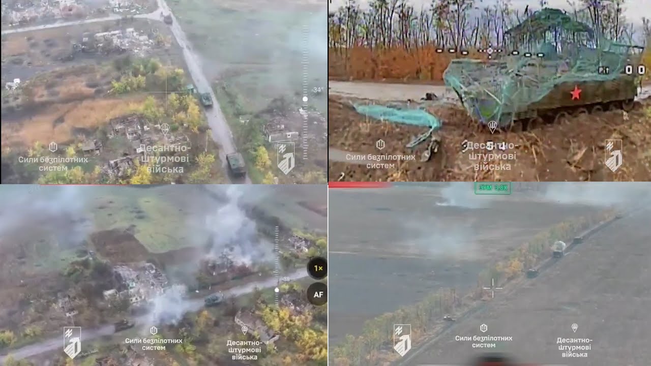 Big Russian Assault Near Shakhove Fails! Multiple Armoured Vehicles and Tanks Destroyed