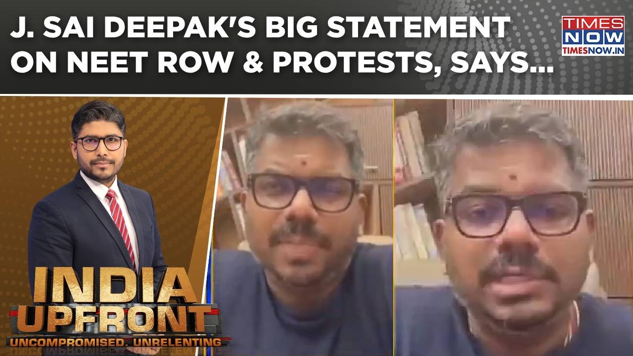 J. Sai Deepak's Big Statement On NEET Row & Protests: 'Genuine Students Should Distance...' | WATCH