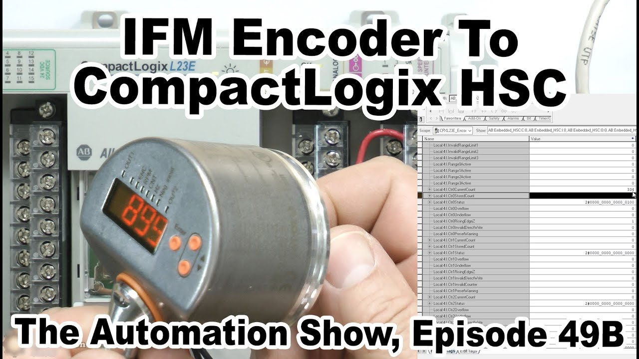 IFM Encoder to CompactLogix High Speed Counter