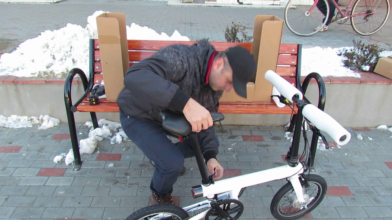 Unboxing Xiaomi QiCYCLE EF1 Folding Smart Electric Bicycle TDR01Z #xiaomi