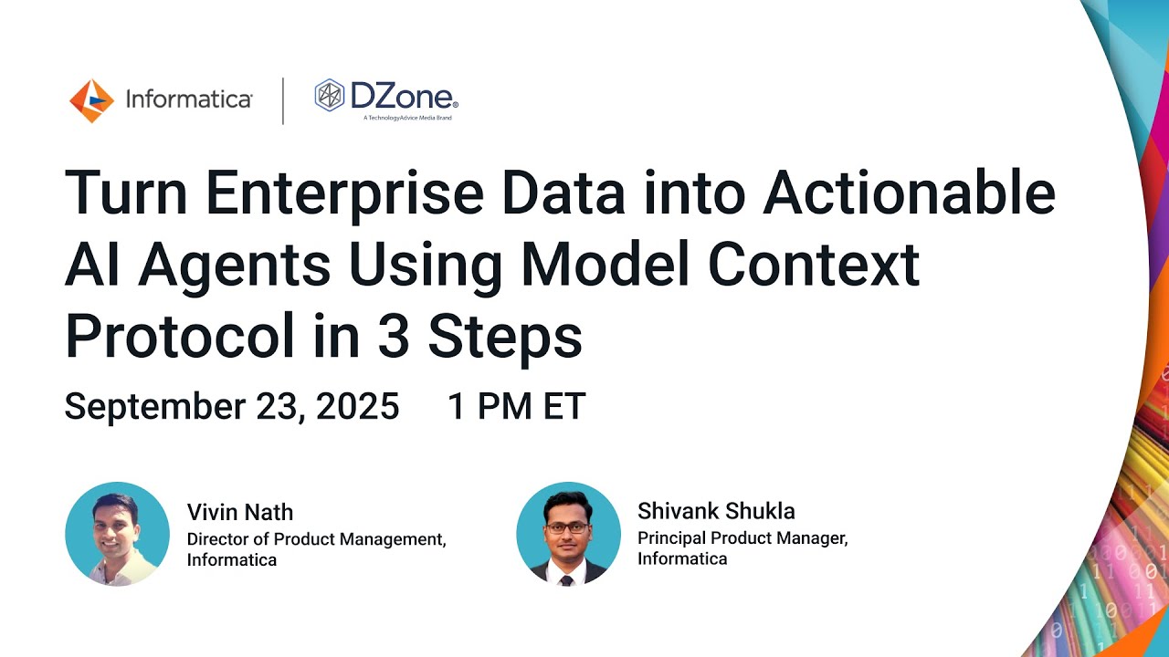 Turn Enterprise Data into Actionable AI Agents Using Model Context Protocol in 3 Steps