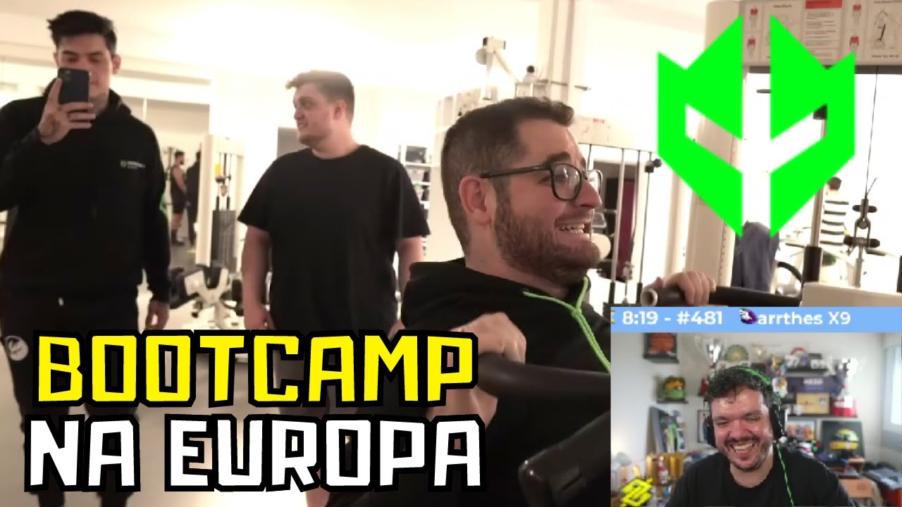 Gaules reagindo Vlog da Imperial Last Dance - CHEGADA BOOTCAMP ALEMANHA