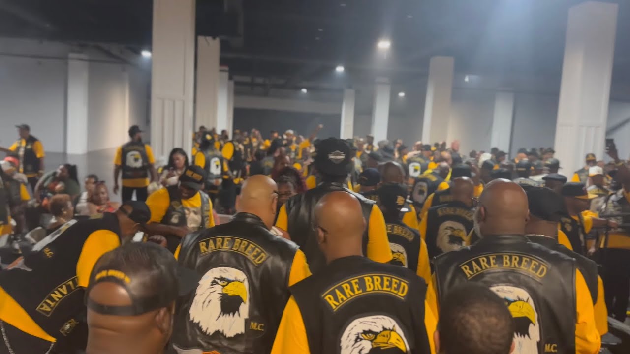 THEY MEANT BUSINESS!! RARE BREED MC CAME WITH OVER 400 MEMBERS TO KOTS ROYAL BASH