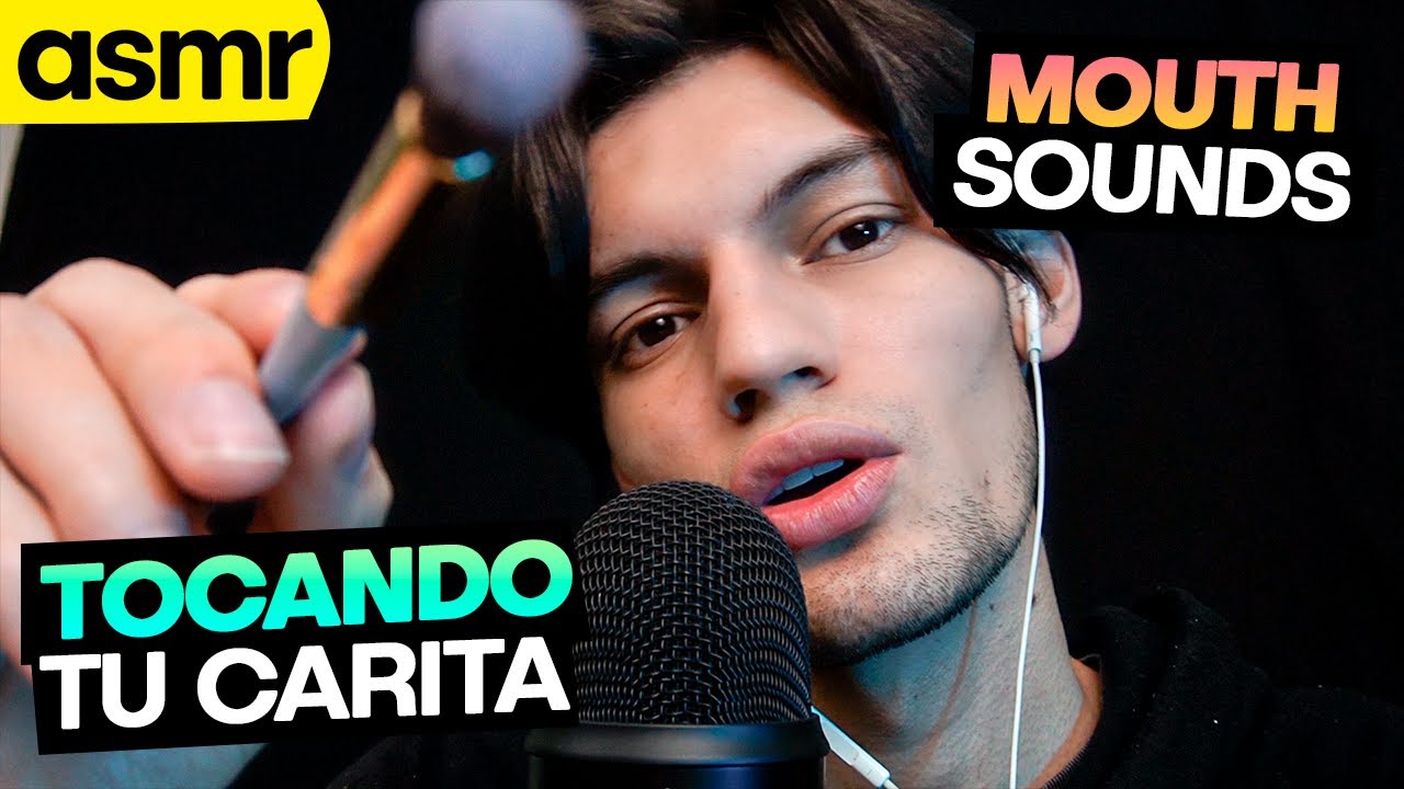 ASMR ATENCIÓN PERSONAL TOCO TU CARITA Y MOUTH SOUNDS | ASMR Español