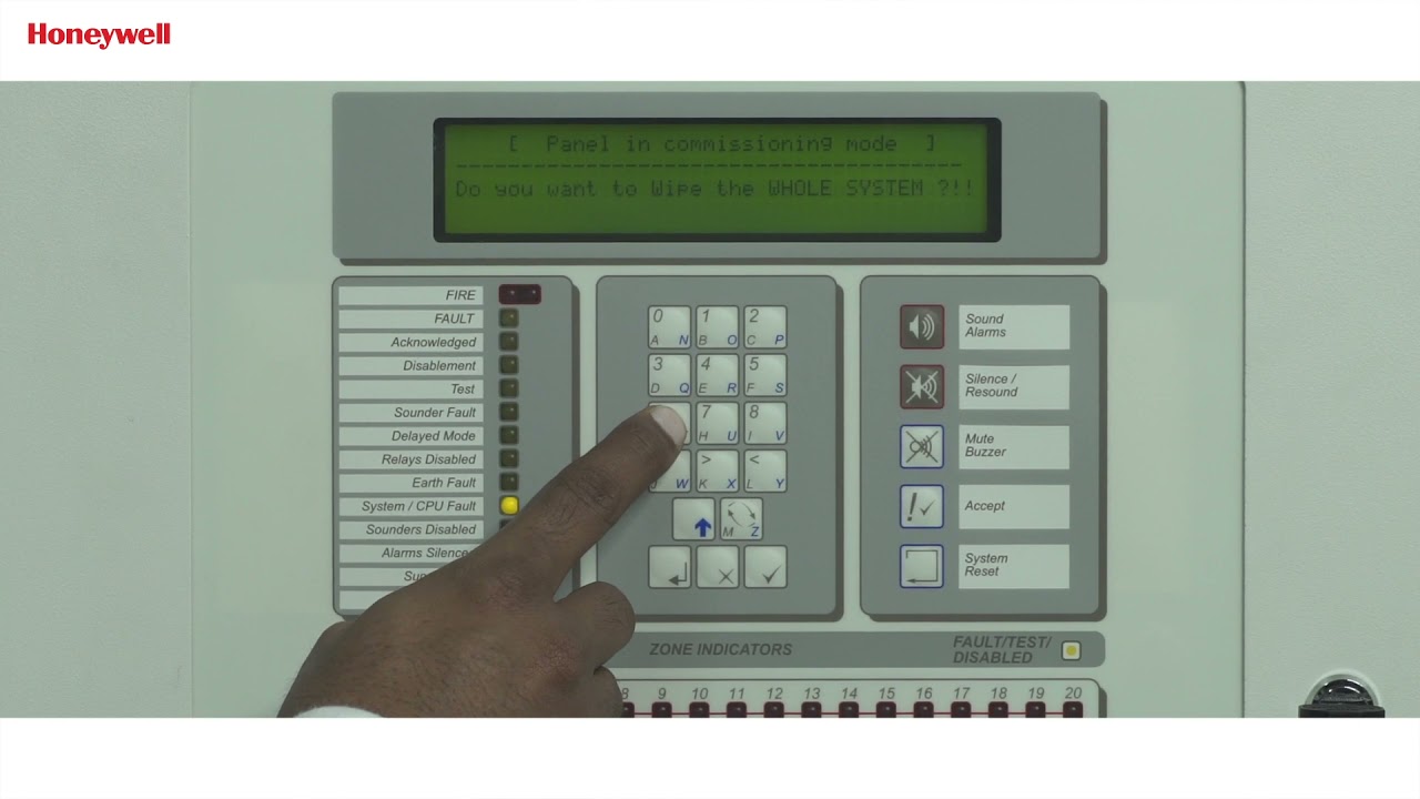 How to change date and time and wipe off memory in the ZX panel