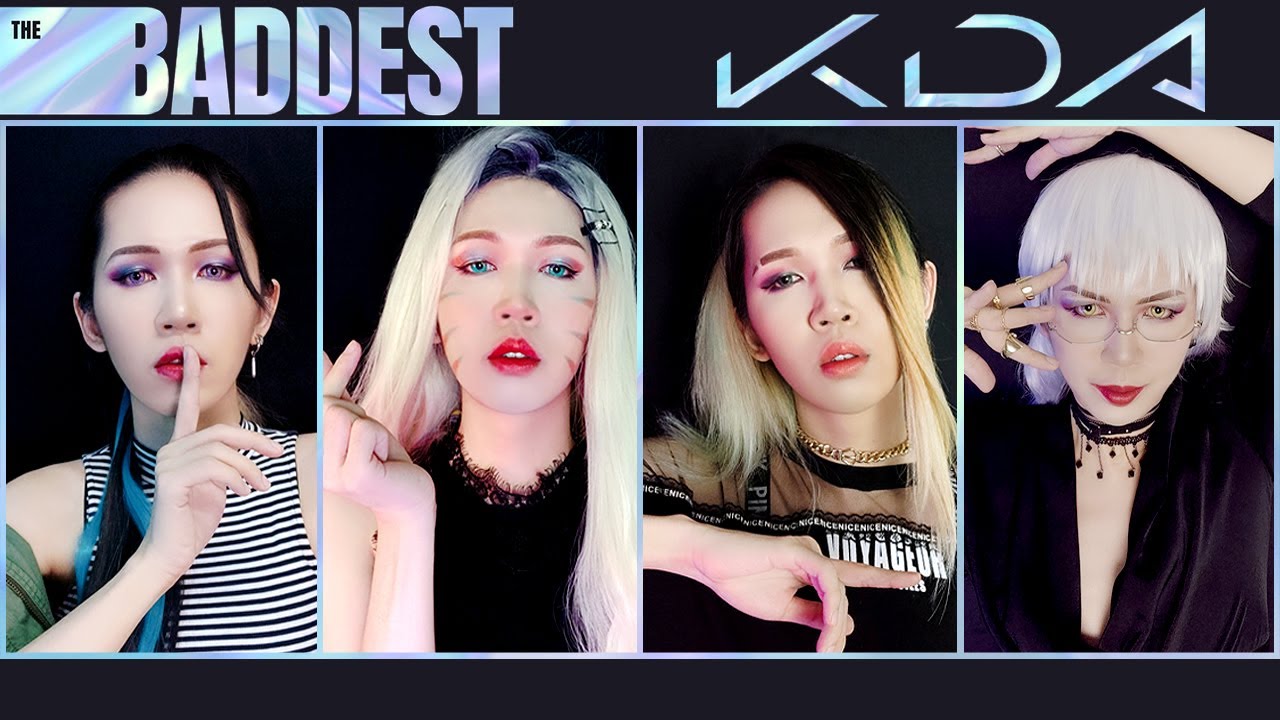 【K/DA - The Baddest Cover】 *But only one Male* 一男變身一個女團！｜K/DA - The Baddest 翻唱｜Anima唱歌系列