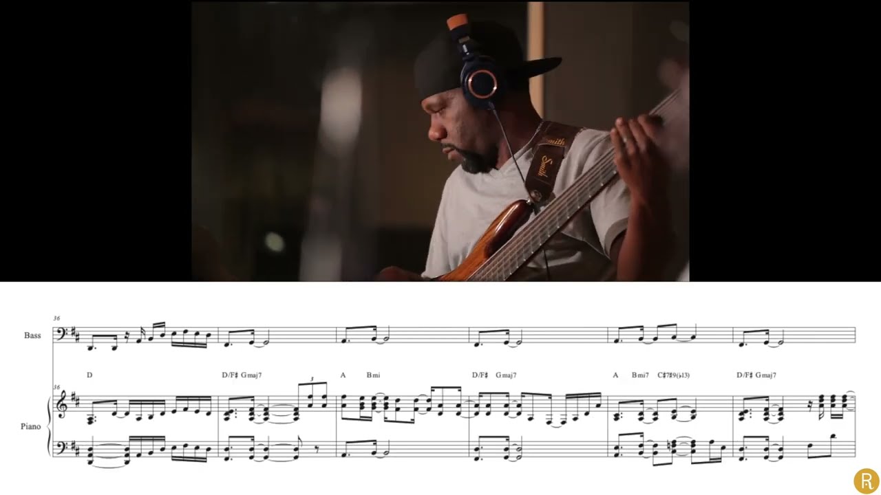 Transcription - Yellow Jacket (Shaun Martin) - Piano & Bass