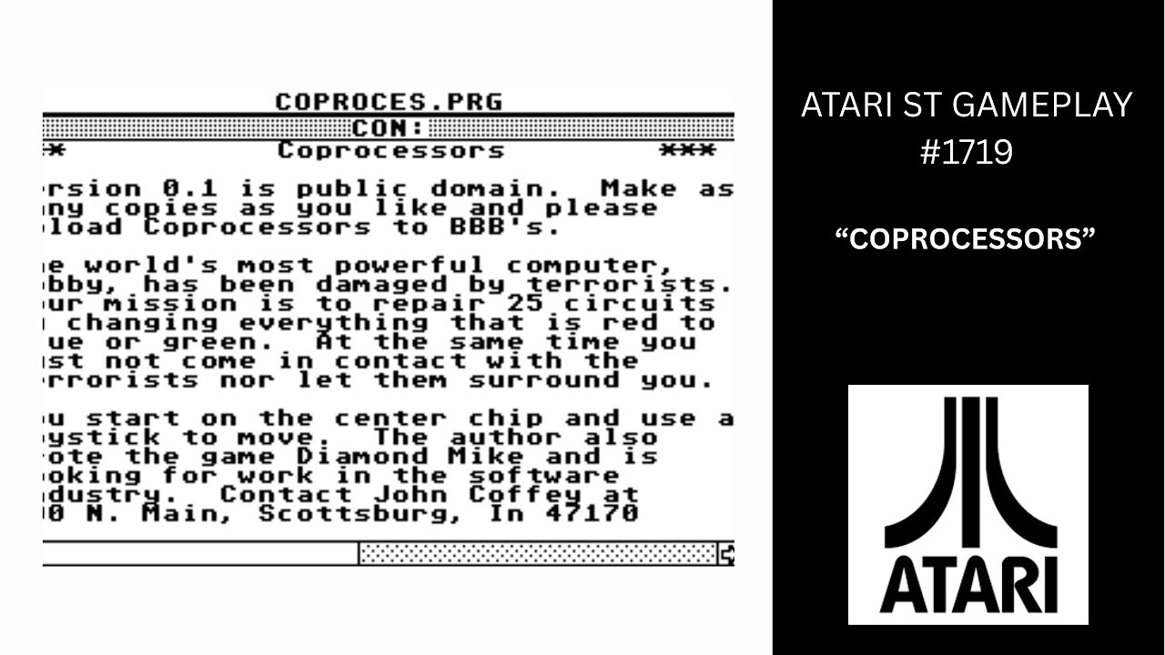 Coprocessors (Atari ST / Gameplay 