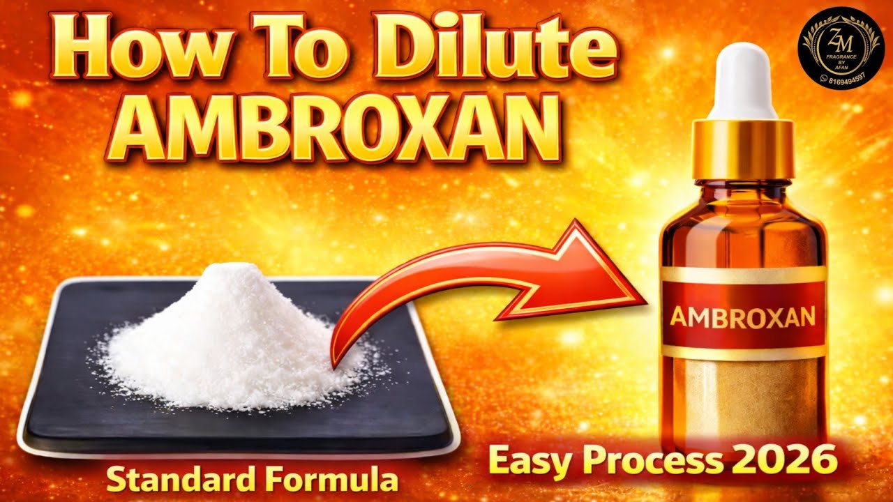  How to Dilute Ambroxan | Ambroxan ko kaise dilute kare #ambroxan #fixative #perfume 
