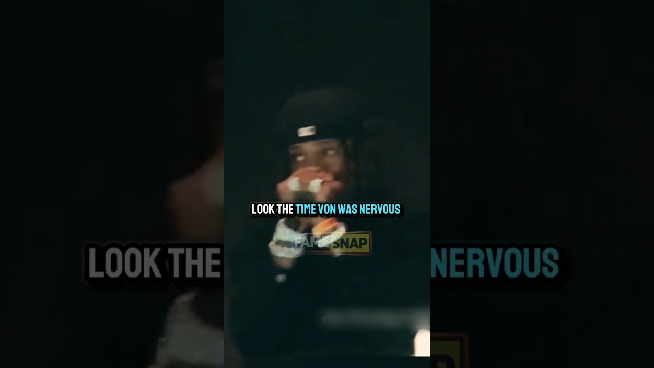 Do you remember the time Von got nervous while performing on stage🤯 #shortvideo #viralvideo #audio