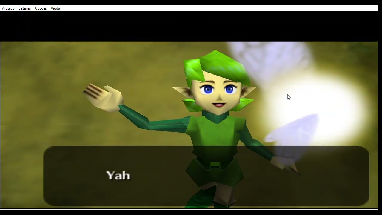 jogando zelda de nitendo 64
