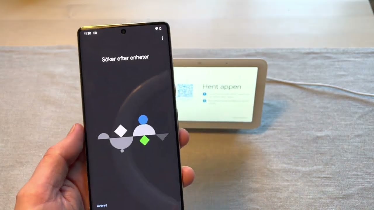 Installation av Google Nest Hub 2
