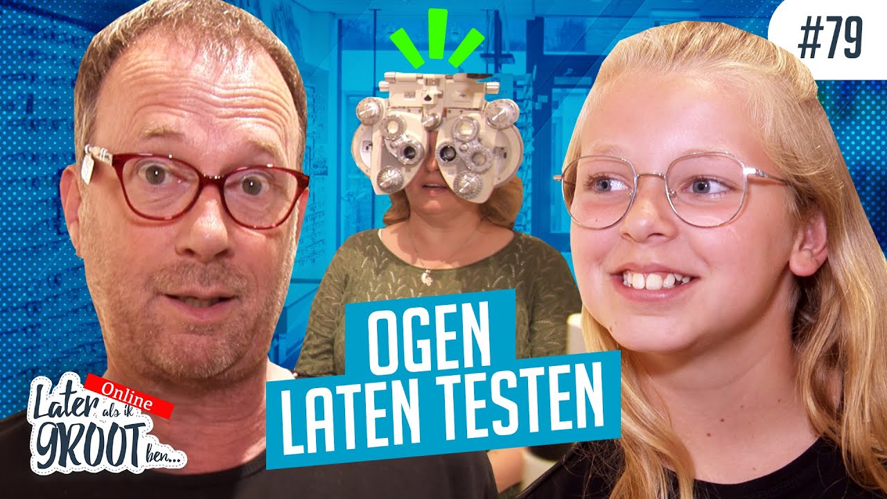 Eerste taak als OPTICIEN: Quinty doet OOGMETING