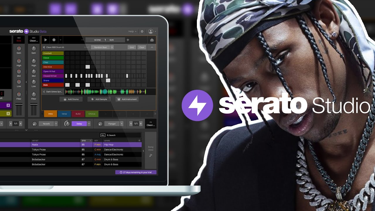 How To Make A Travis Scott Type Beat Using Serato Studio