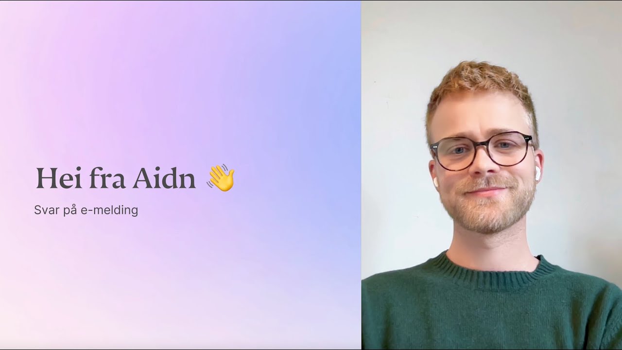 Hei fra Aidn! 👋