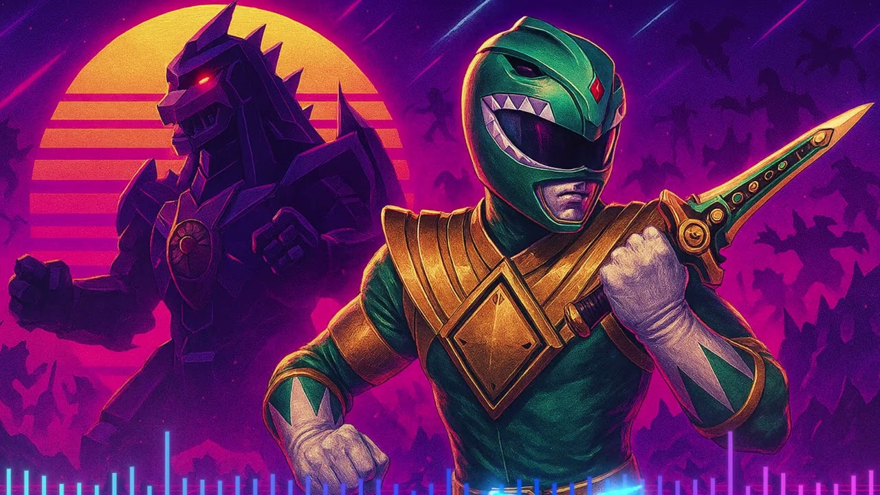 Rise of the Green Ranger Synthwave Tribute #GreenPowerRanger #PowerRangersMusic #Dragonzord