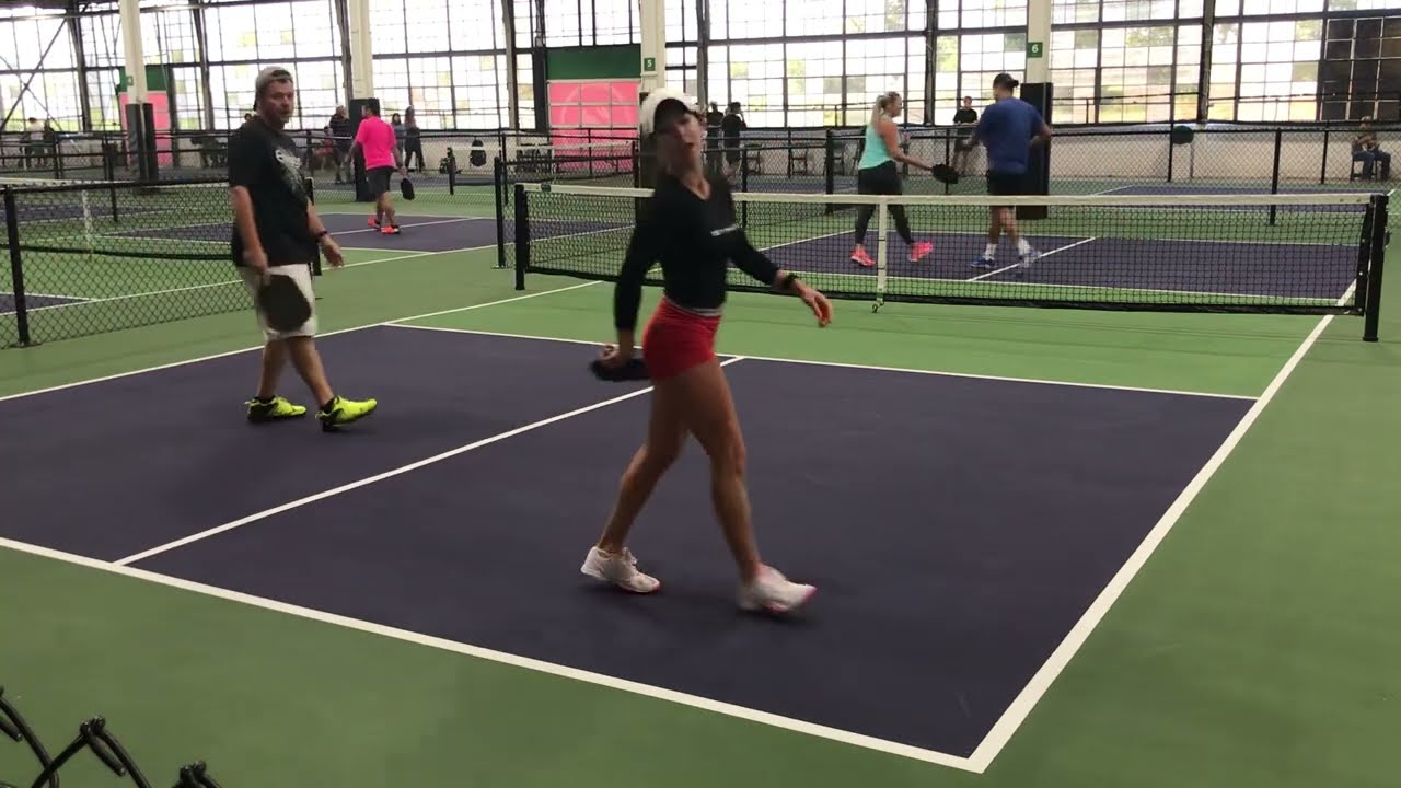 Jennifer Tavernier and Chris Wilton vs. Jose Gomez and Jennifer Sheedy. Open mixed doubles . ￼