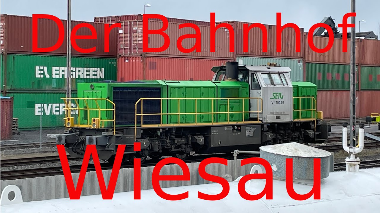 Der Bahnhof in Wiesau