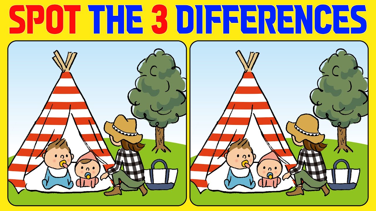 🧠🧩Spot the Difference | Brain Booster 《EASY》
