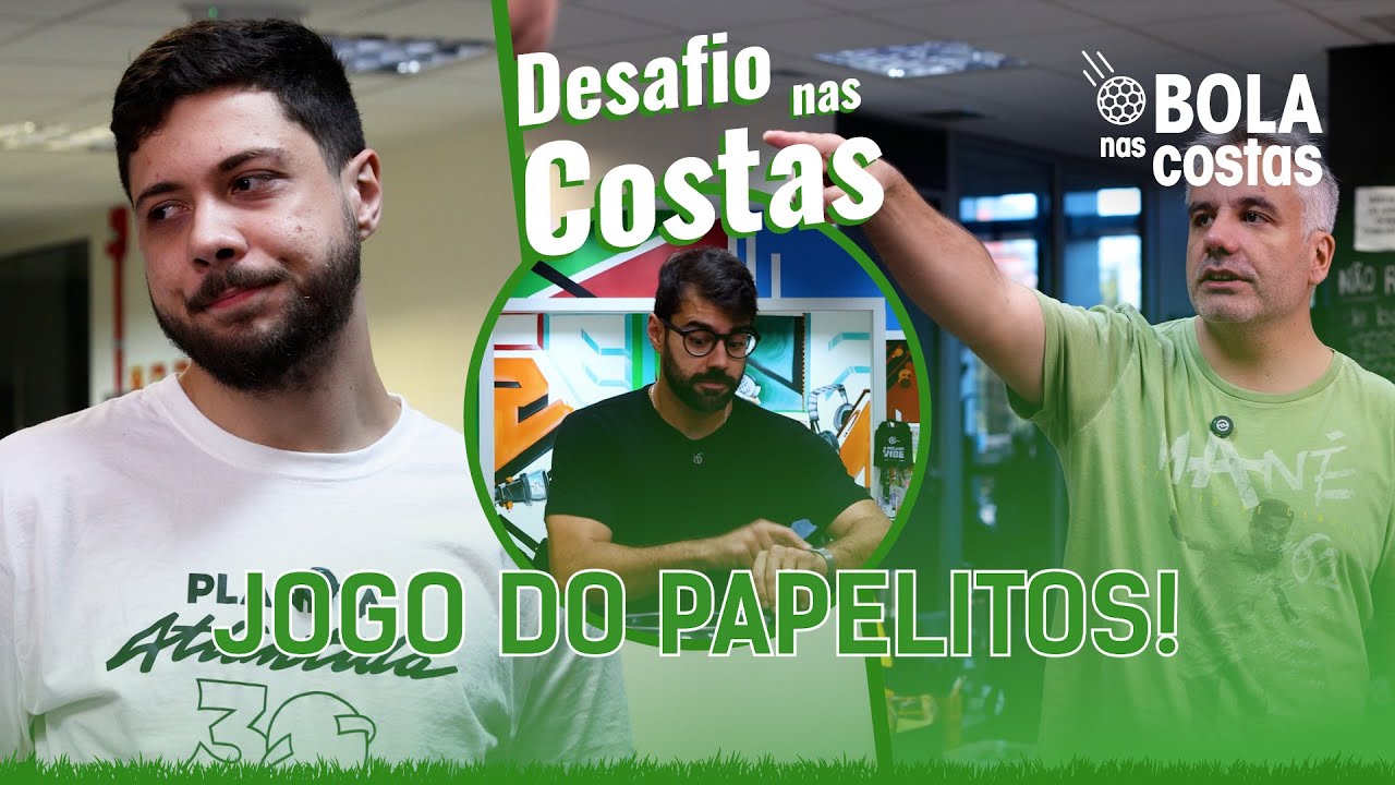JOGO DO PAPELITOS | Desafio nas Costas | ATL TV