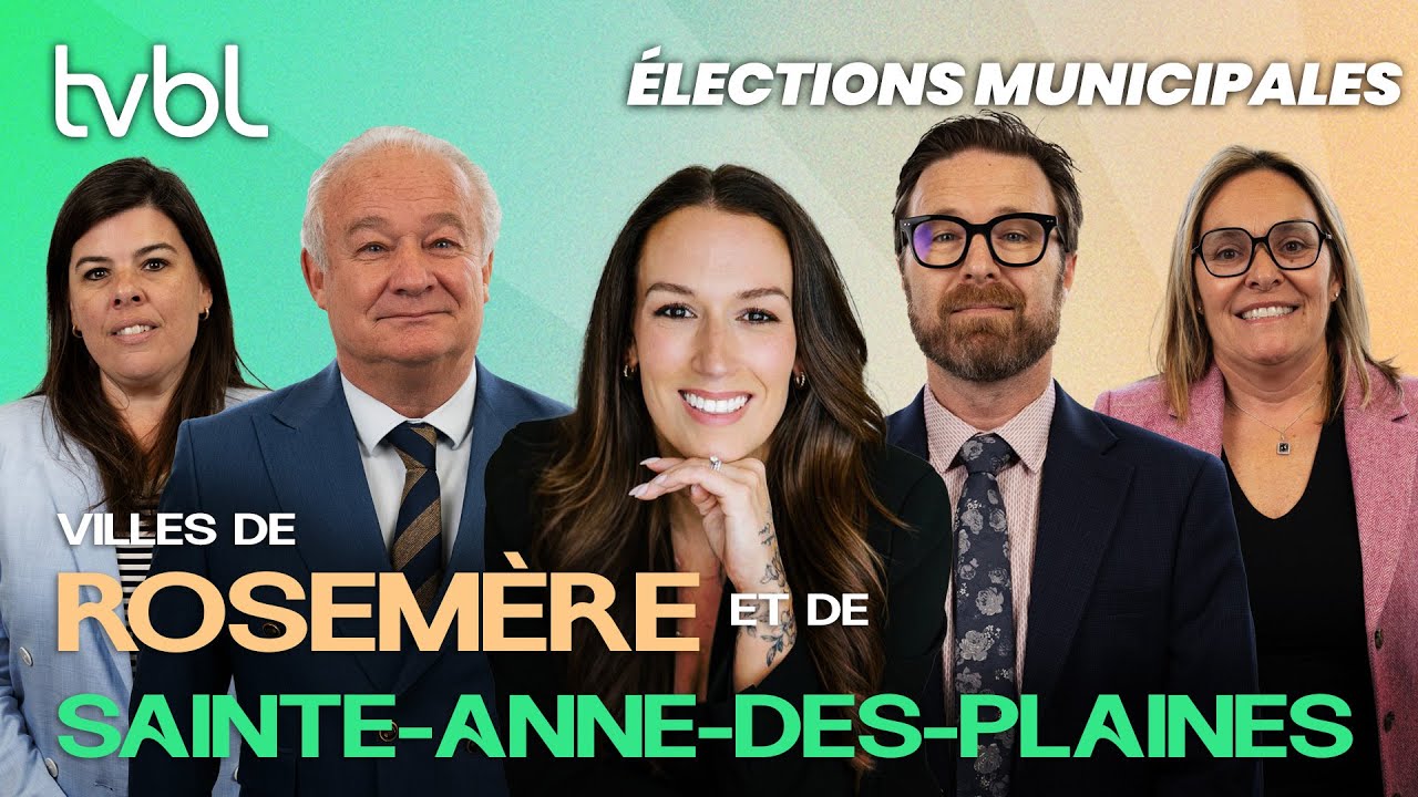 &Eacute;lections municipales 2025 | 28 octobre 2025 | Villes de Rosem&egrave;re et Sainte-Anne-des-Plaines