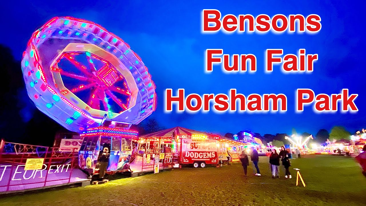 Bensons Fun Fair Horsham Park Vlog 15th May 2021
