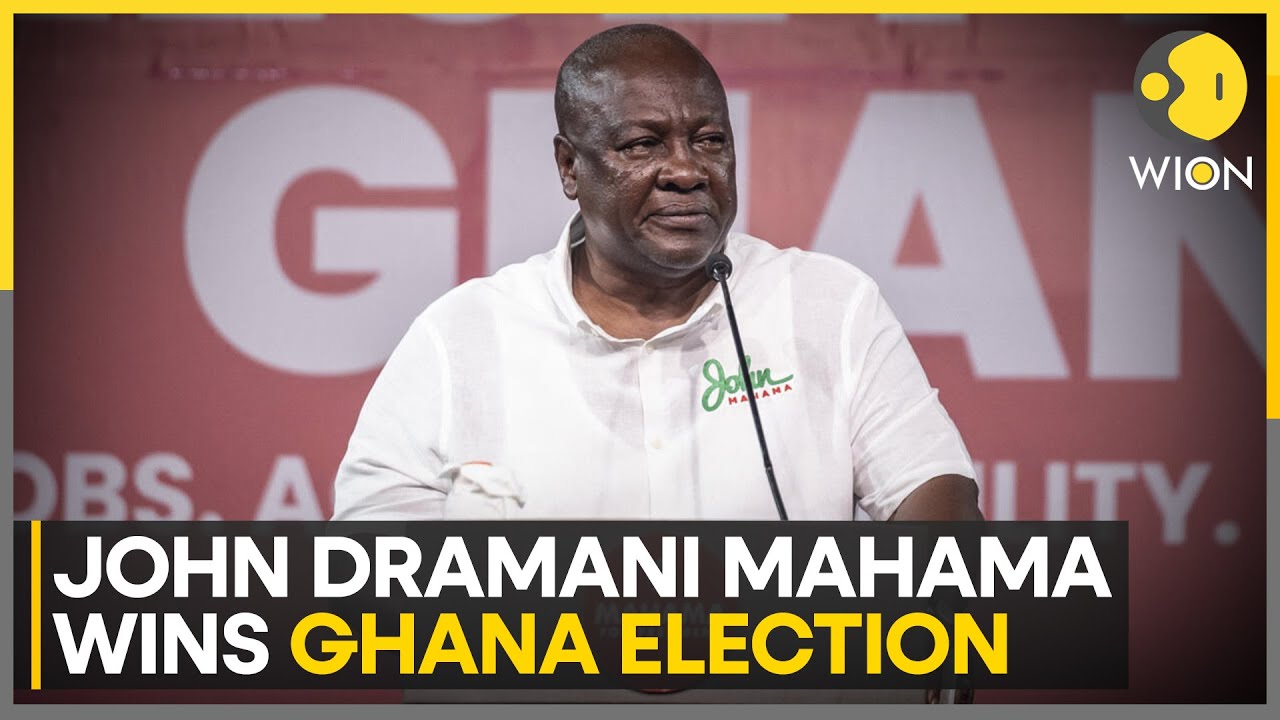 Ghana: Former President John Dramani Mahama Wins Presidential Election | World News | WION