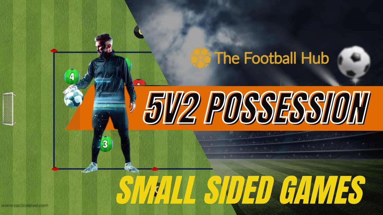 5v2 Rondo With Goals - Quick Transitions