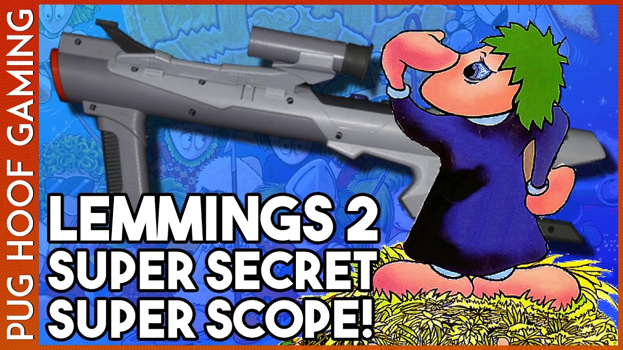 Lemmings 2: The Tribe's Secret Super Scope Mode!