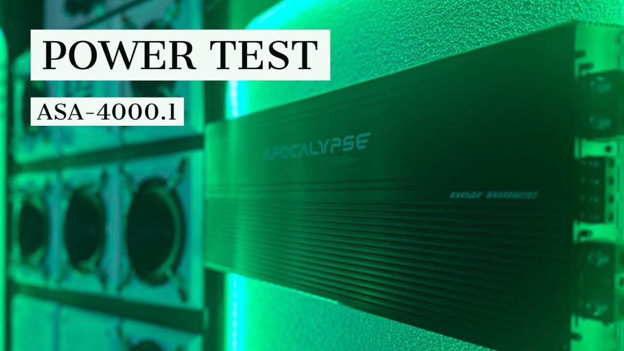 POWER TEST !!!!!  NEW DEAF BONCE ASA 4000.1
