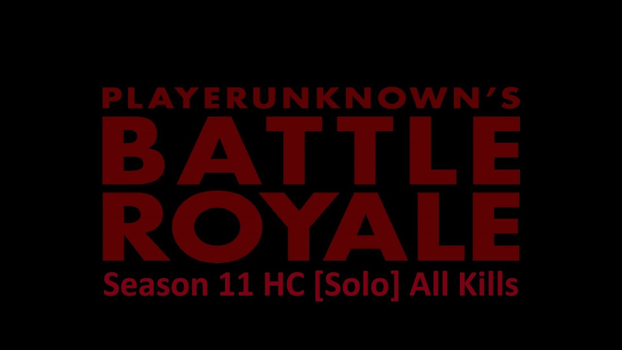 Season 11 HC solo All Kills