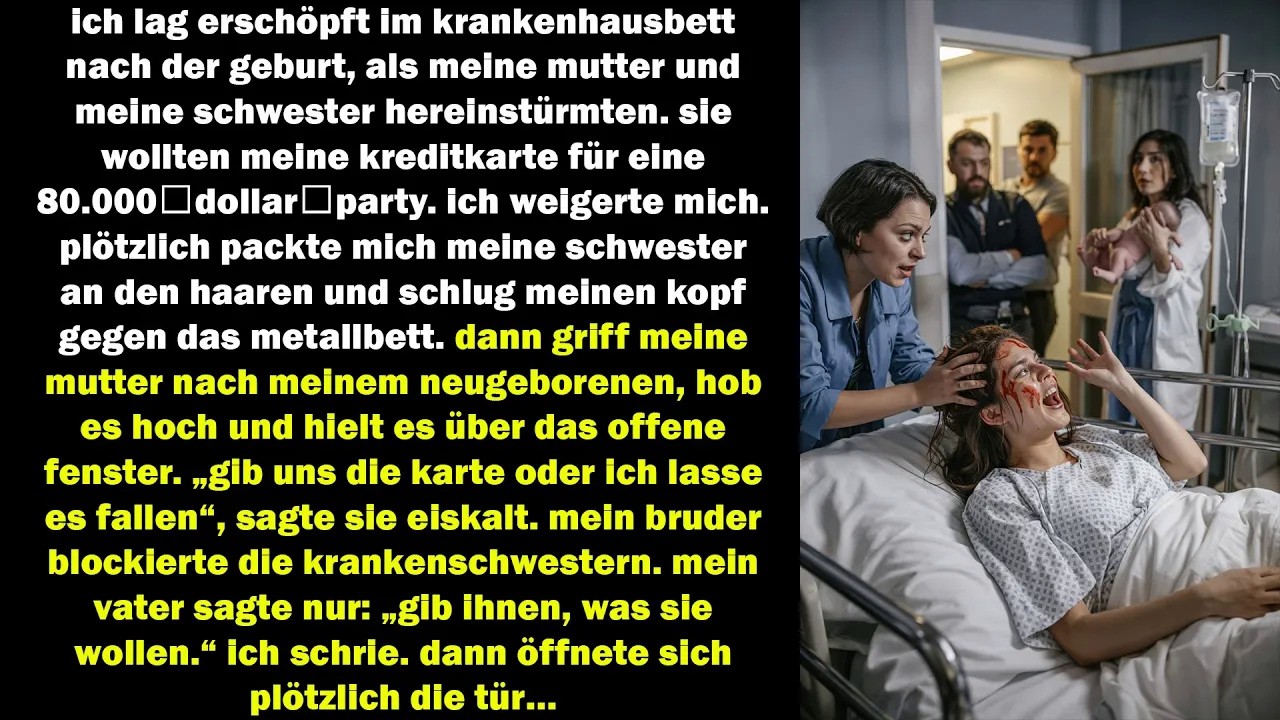Meine Mutter hielt mein Neugeborenes aus dem Fenster – dann öffnete sich die Tür...